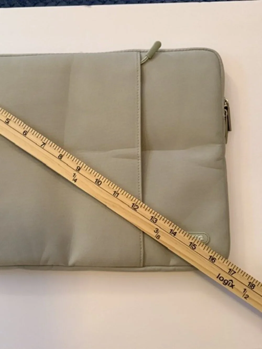 Mosiso Laptop Sleve with Front Pocket, Sage Green, 13-13.3 inch